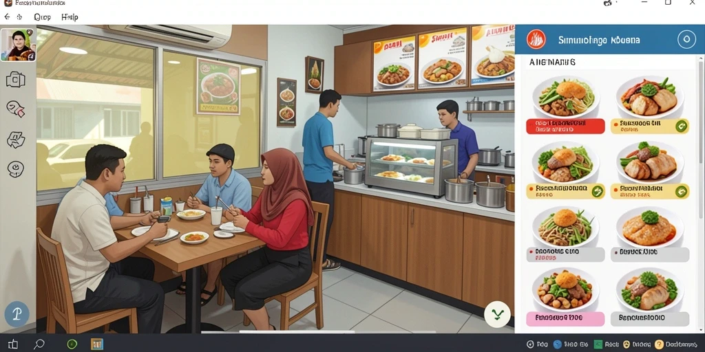Tampilan antarmuka yang sederhana dan bersih.