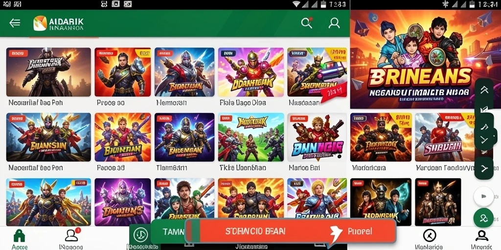 Tampilan awal aplikasi BUKTI4D yang menarik.