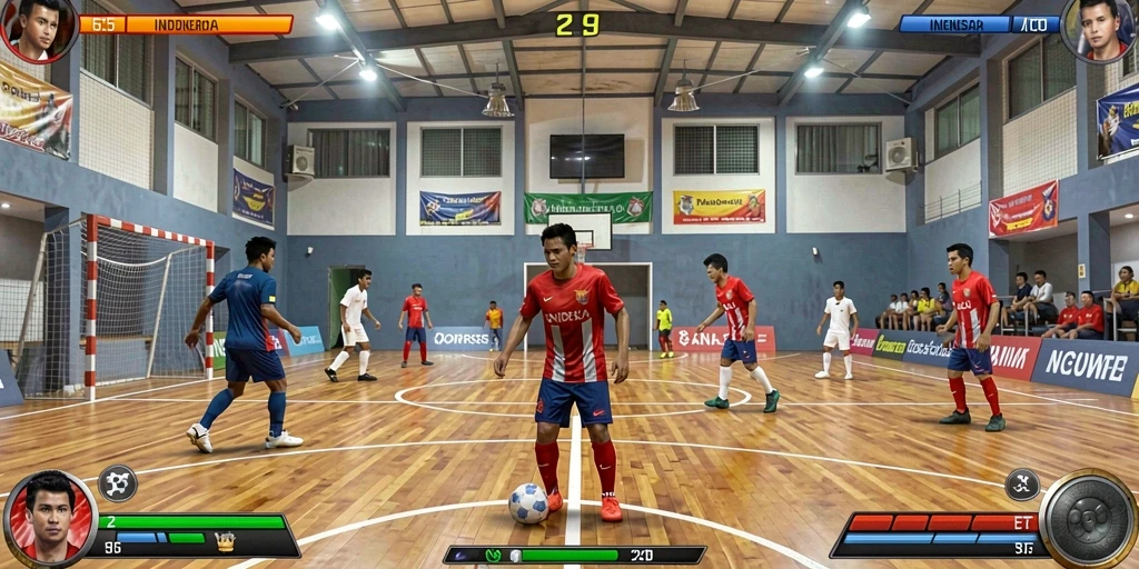 Tampilan karakter yang beragam dan menarik.