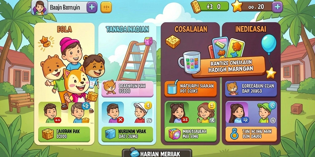 Tampilan awal yang menarik dan intuitif.