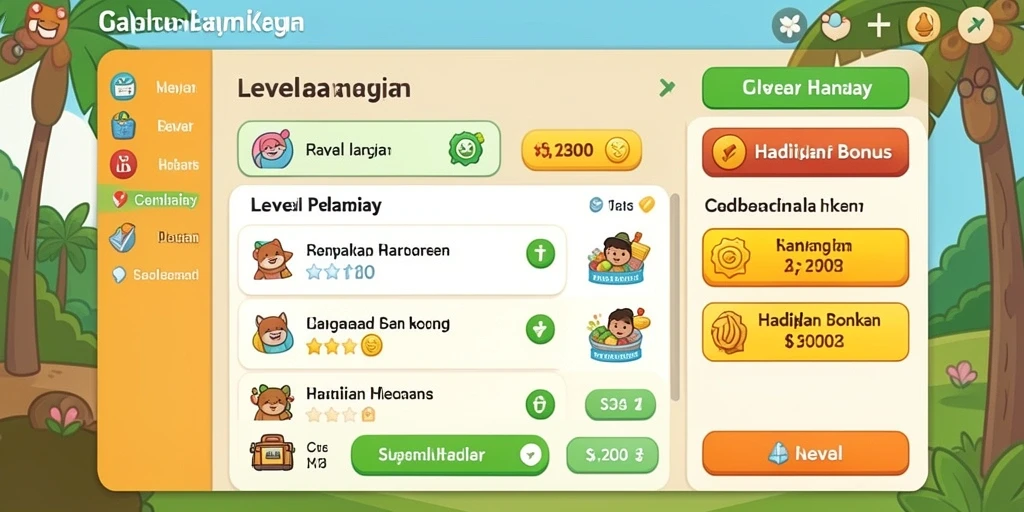 Tampilan antarmuka IDAMANTOTO yang modern.