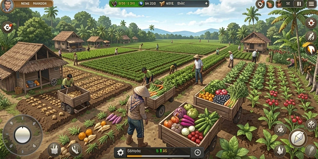 Screenshot menampilkan permainan slot dengan grafis yang menarik.