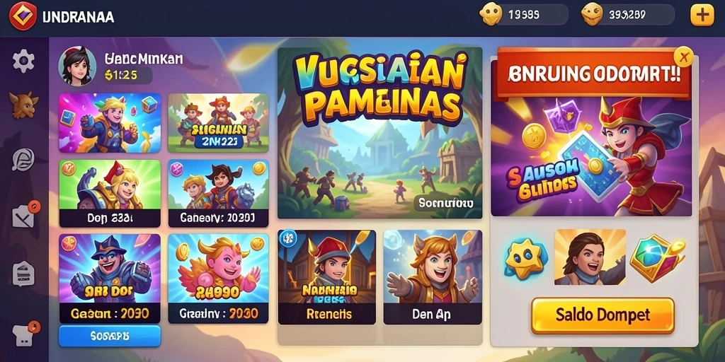 Tampilan antarmuka yang sederhana dan menarik.