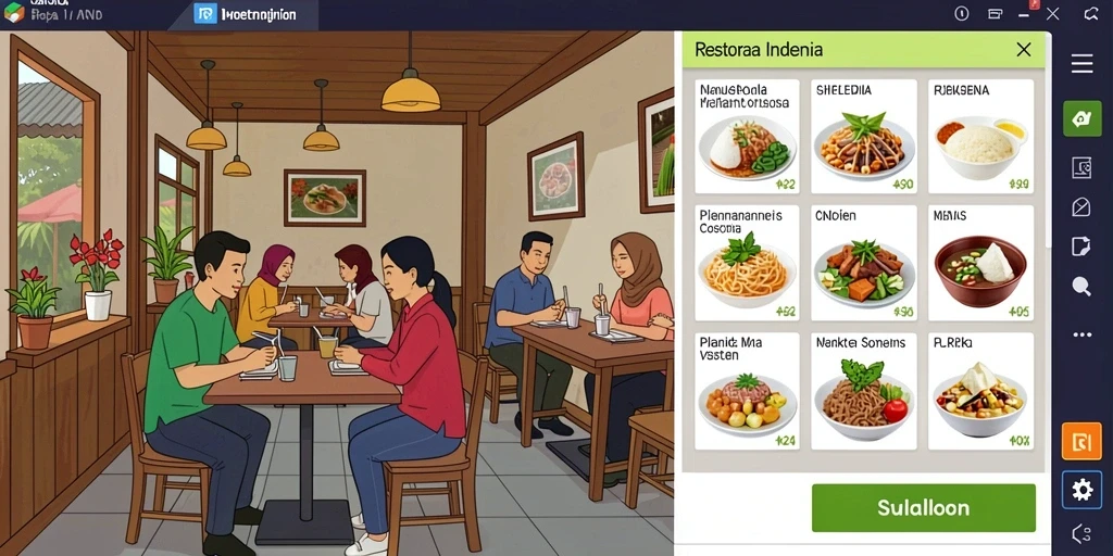 Tampilan antarmuka yang user-friendly.