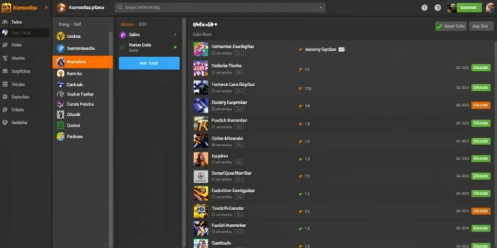 Screenshot menunjukkan tampilan menu utama PGG68 yang menarik.