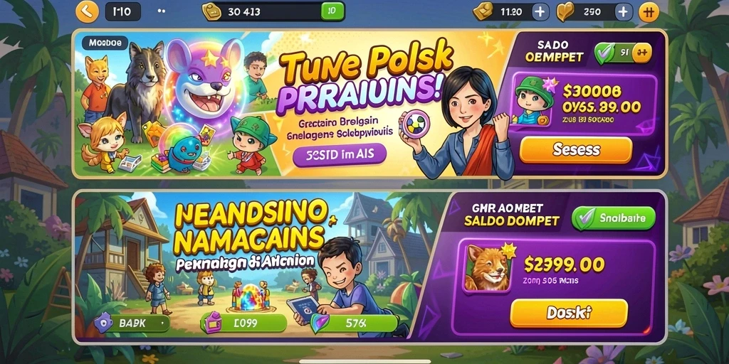Tampilan antarmuka utama yang menarik dan mudah digunakan.