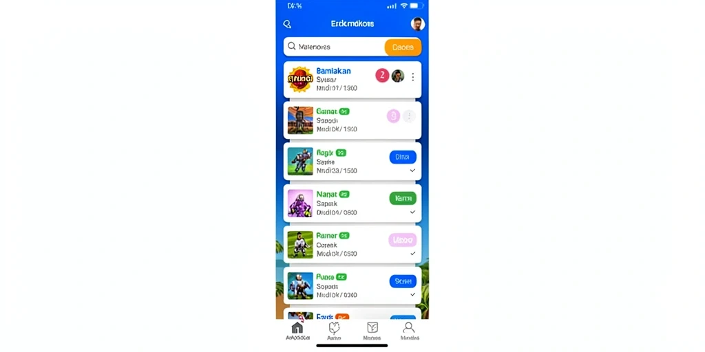 Tampilan awal permainan yang menarik dan intuitif.