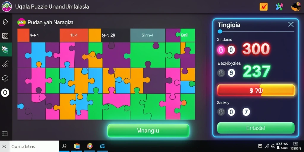 Tampilan awal game yang menarik dan memukau.