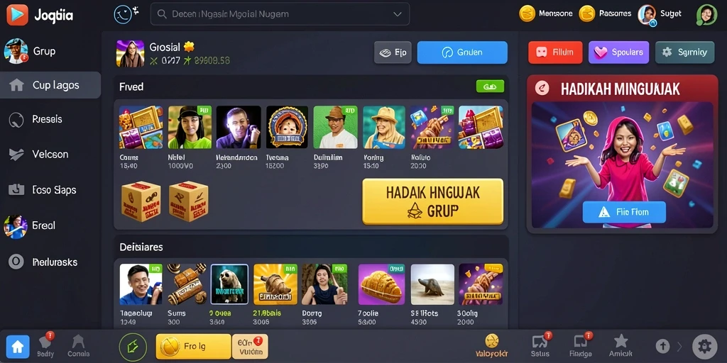 Tampilan grafis yang memukau dan dinamis.