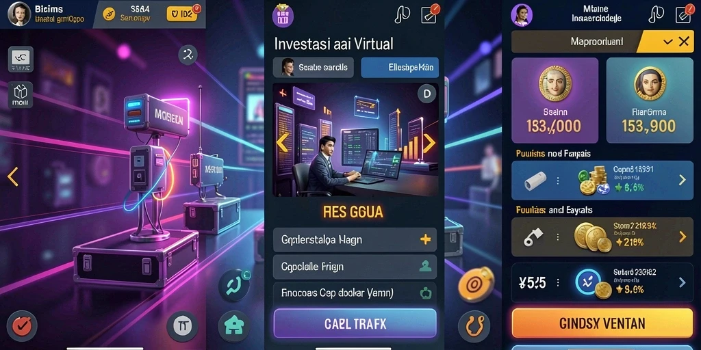 Tampilan awal permainan VALIR4D yang menarik.